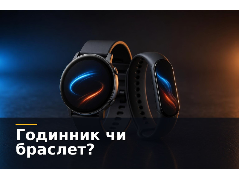 Смарт-годинник чи фітнес-браслет: що обрати для спорту, здоров’я і щоденних справ