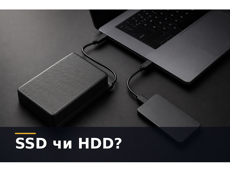 Зовнішній SSD чи HDD — що краще для файлів, архіву та резервних копій