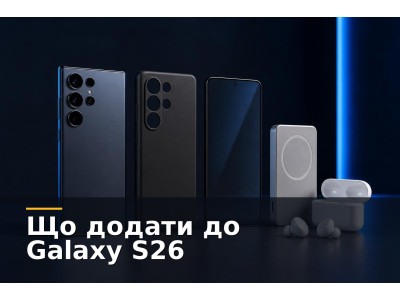 Новинки смартфонів 2026: що додати до Samsung Galaxy S26