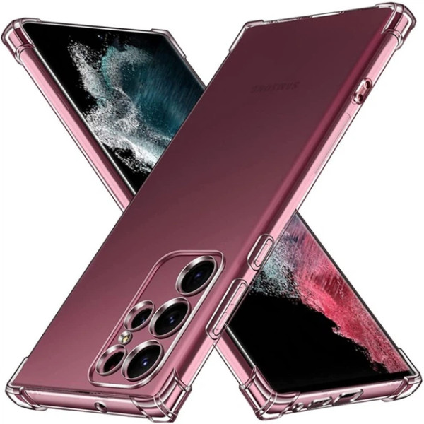 Чохол прозорий з посиленими кутами для Samsung Galaxy S22 Ultra (SM-S908B)