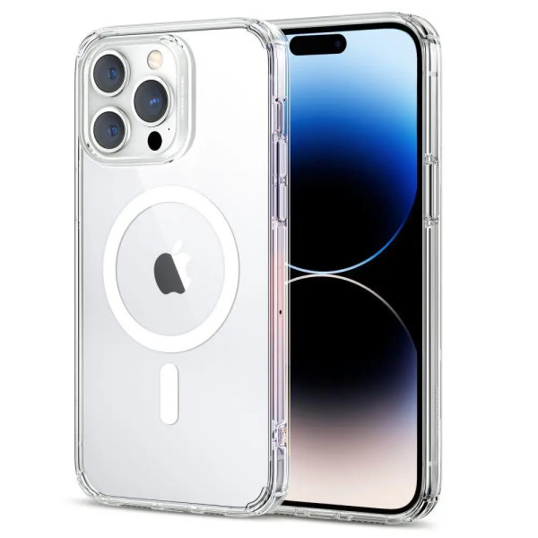 Прозрачный чехол для iPhone 14 Pro Max Clear с MagSafe