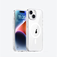 Прозрачный чехол для iPhone 14 Clear с MagSafe