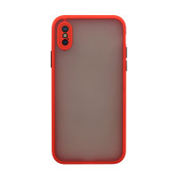 Чехол Matte case для iPhone X/Xs Red