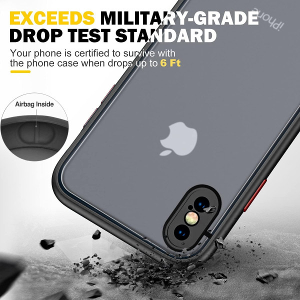 Чохол Matte case для iPhone Xs Max Black