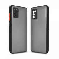 Чехол Matte case для Samsung Galaxy A03s (A037) Black