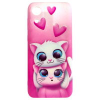 Чехол Picture для Samsung Galaxy A03 Core Pink Cat
