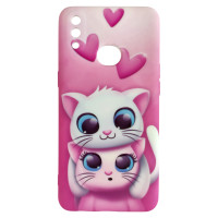 Чехол Picture для Samsung Galaxy A10s Pink Cat