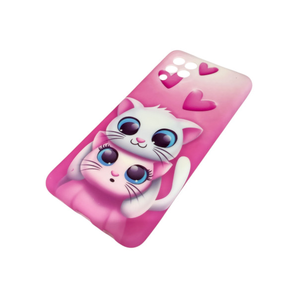 Чехол Picture для Samsung Galaxy A22 Pink Cat
