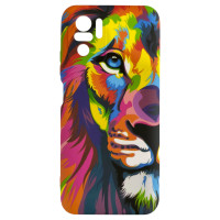 Чехол Picture для Xiaomi Redmi Note 10 Lion
