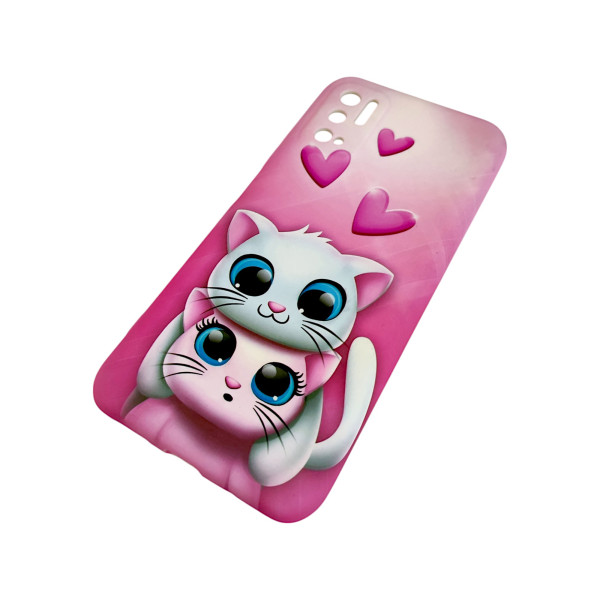 Чехол Picture для Xiaomi Poco M3 Pro Pink Cat