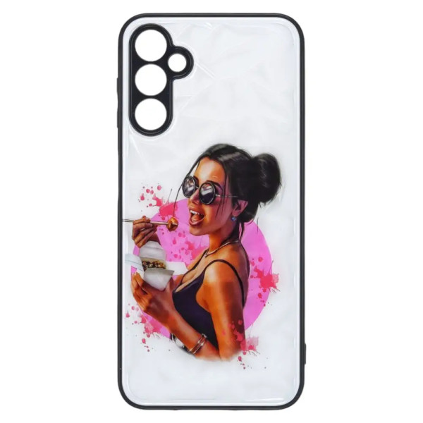 Накладка Prisma Ladies для  Samsung Galaxy A04s Pink Sun