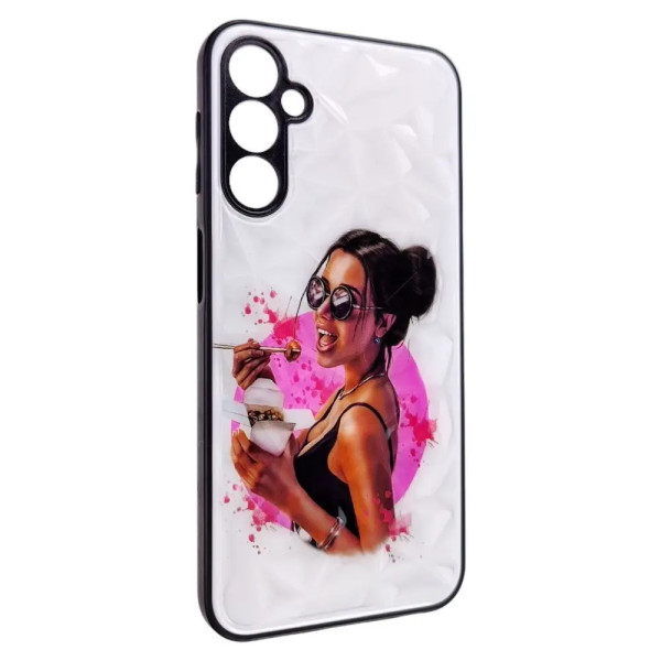 Накладка Prisma Ladies для  Samsung Galaxy A04s Pink Sun