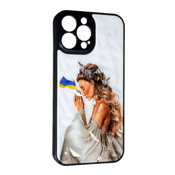 Накладка Prisma Ladies для Apple iPhone 13 Pro Max Ukrainian with Flag