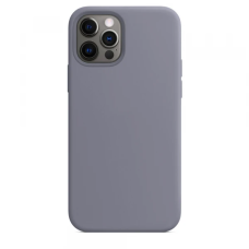 Чохол Apple Silicone Case для iPhone 12 Pro Max Lavender Gray