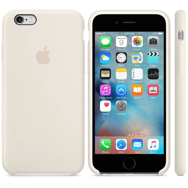 Чохол Apple Silicone Case для iPhone 6/6s Antique White