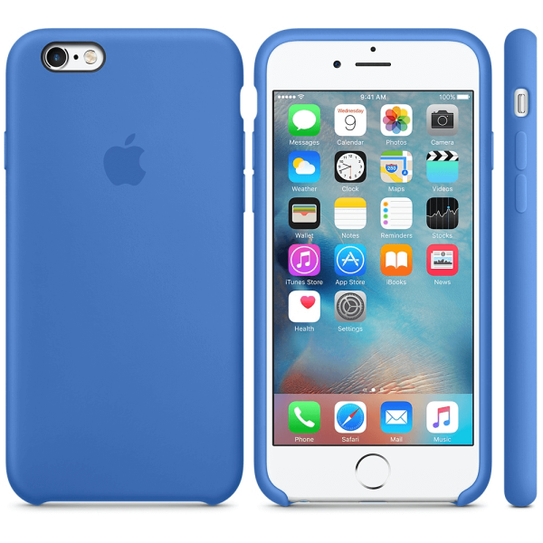 Чохол Apple Silicone Case для iPhone 6/6s Royal Blue