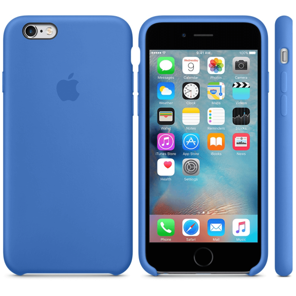Чохол Apple Silicone Case для iPhone 6/6s Royal Blue