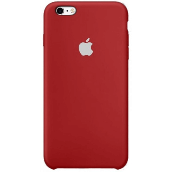 Чохол Apple Silicone Case для iPhone 6/6s Dark Red