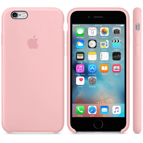 Чохол Apple Silicone Case для iPhone 6/6s Pink