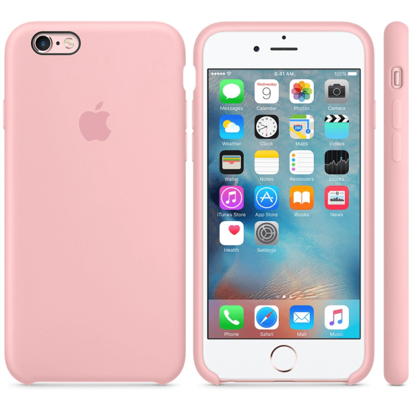 Чохол Apple Silicone Case для iPhone 6/6s Pink