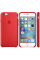 Чохол Apple Silicone Case для iPhone 6/6s Red
