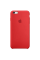 Чохол Apple Silicone Case для iPhone 6/6s Red