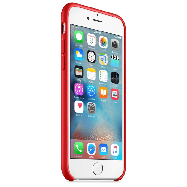 Чохол Apple Silicone Case для iPhone 6/6s Red