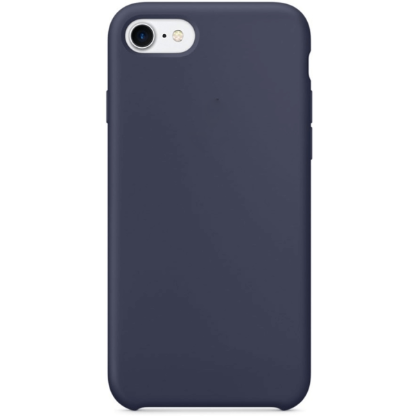 Чехол Apple Silicone Case для iPhone 7/8/SE 2020 Цвет: Полуночный синий
