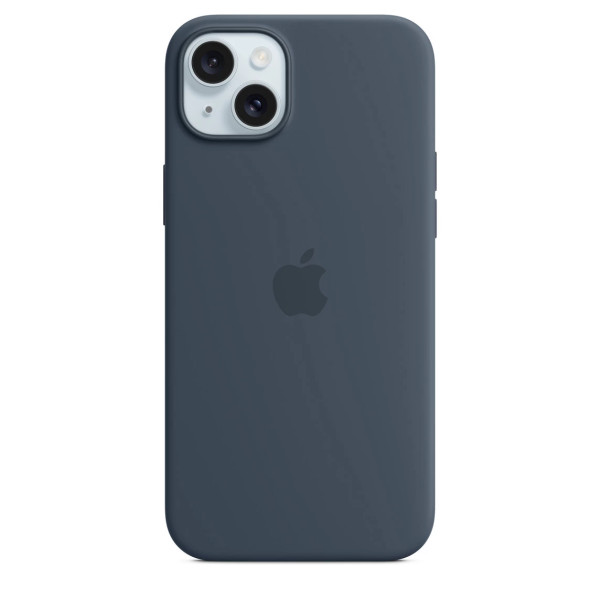 Чохол Apple Silicone Case для iPhone 15 Storm Blue