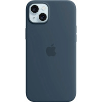Чехол Apple Silicone Case для iPhone 15 Plus Storm Blue