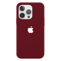 Чехол Apple Silicone Case для iPhone 15 Pro Dark Red