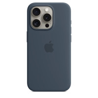 Чехол Apple Silicone Case для iPhone 15 Pro Max Storm Blue