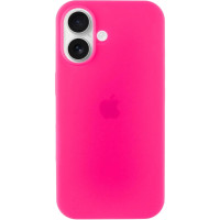 Чехол Apple Silicone Case для iPhone 16 Plus Barbie Pink