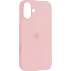 Чехол Apple Silicone Case для iPhone 16 Plus Flamingo