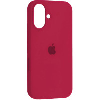 Чохол Apple Silicone Case для iPhone 16 Plus Rose Red