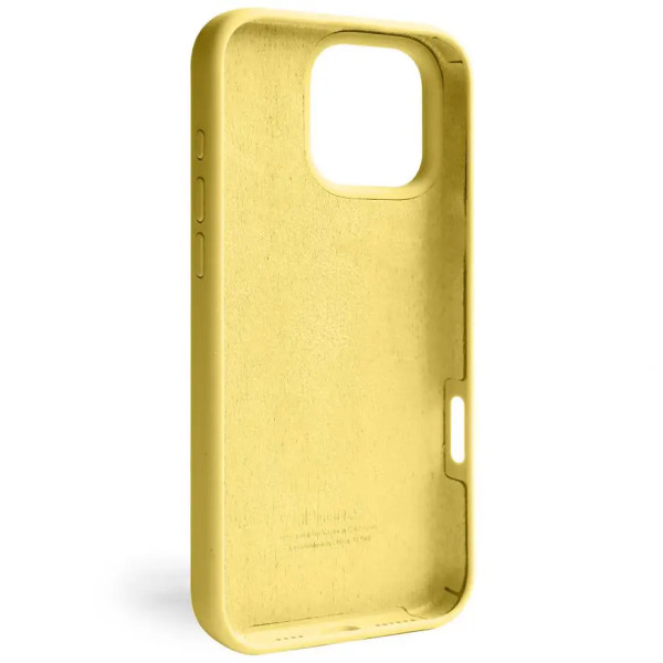 Чехол Apple Silicone Case для iPhone 16 Pro Max Yellow
