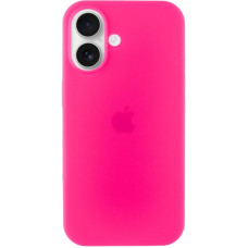 Чохол Apple Silicone Case для iPhone 16 Barbie Pink
