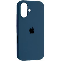 Чехол Apple Silicone Case для iPhone 16 Blue Cobalt