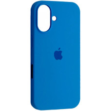 Чохол Apple Silicone Case для iPhone 16 Blue