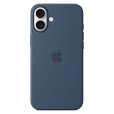 Чохол Apple Silicone Case для iPhone 16 Cosmos Blue