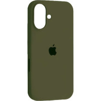 Чохол Apple Silicone Case для iPhone 16 Dark Olive