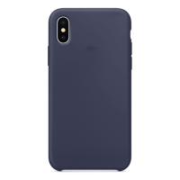 Чехол Apple Silicone Case для iPhone Xs Max Midnight Blue