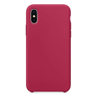 Чехол Apple Silicone Case для iPhone X/Xs Розовый Красный