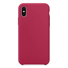 Чохол Apple Silicone Case для iPhone Xs Max Rose Red
