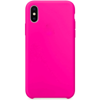 Чохол Apple Silicone Case для iPhone X/Xs Barbie Pink