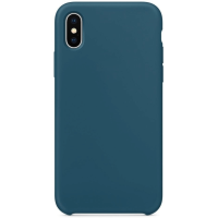 Чехол Apple Silicone Case для iPhone XR Космос Синий