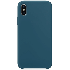 Чохол Apple Silicone Case для iPhone Xs Max Cosmos Blue