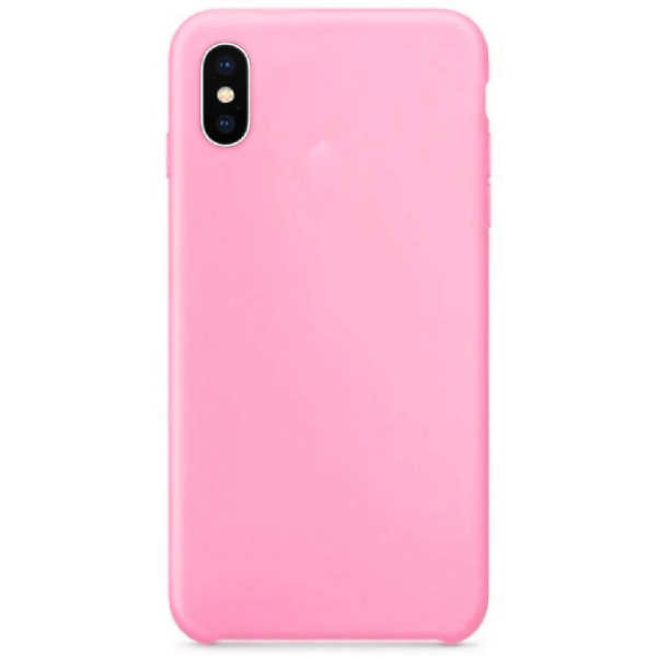 Чехол Apple Silicone Case для iPhone X/Xs Светло-розовый