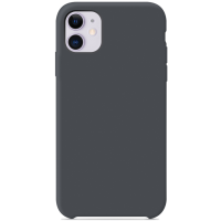 Чехол Apple Silicone Case для iPhone 11 угольный серый