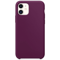 Чехол Apple Silicone Case для iPhone 11 Marsala (Винный)